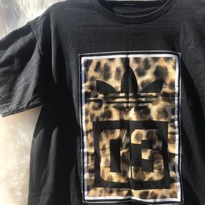 ADIDAS CHEETAH PRINT GRAPHIC TEE